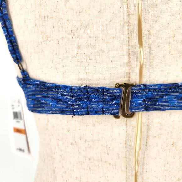 Becca by Rebecca Virtue Women Blue Sundance Beach Swim Underwire Bra Top Size S - Picture 5 of 6